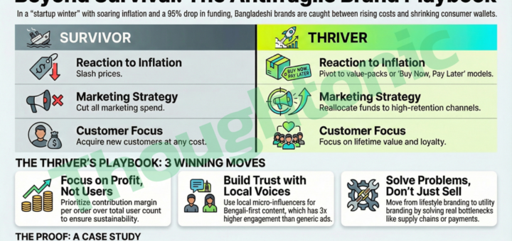 Infographic of the 2025 Brand Resilience Loop showing Anticipation, Adaptation, and Recovery stages for startups. Brand resilience in crisis